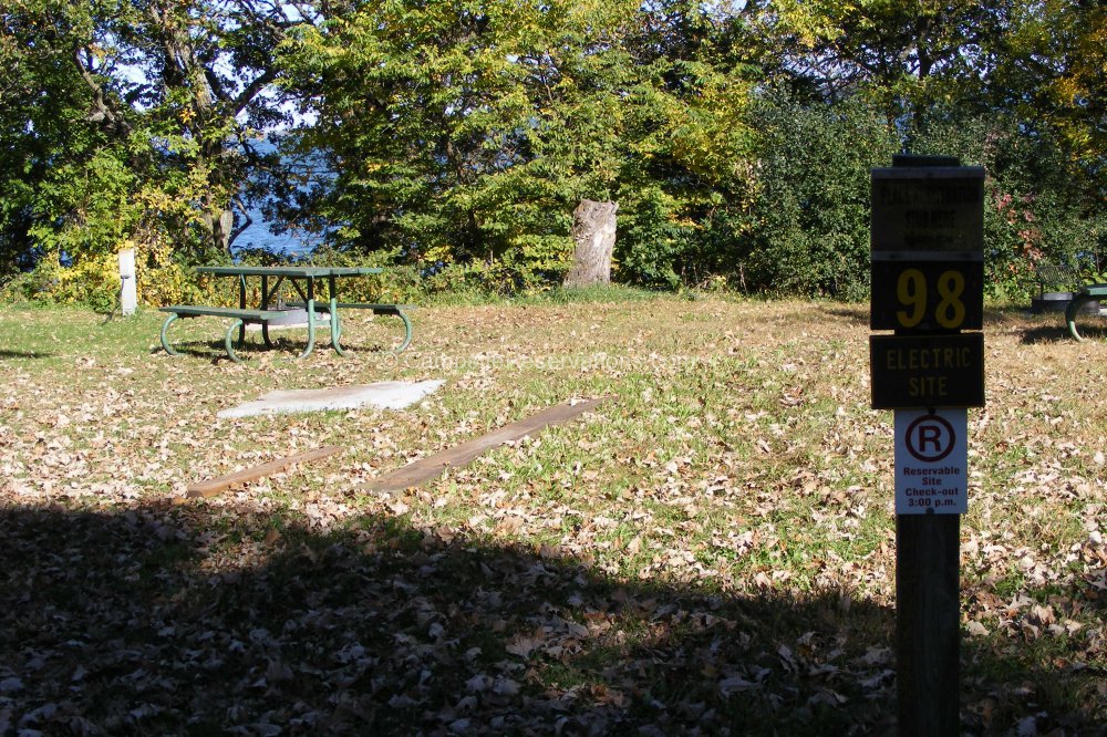 Campsite 098 in Marble Beach State Park Campground at Marble Beach